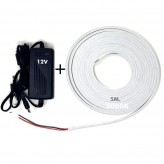 LED Stripe Neon 3000K LED 6mm 12V + Stromversorgung