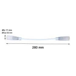 Conector CIRCULAR para NEON LED