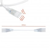 Câble connecteur néon LED 1 et 2 faces monochrome