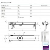 LED-Treiber - Philips XITANIUM - für dreiphasige Stromschiene XI 34W/a0,7-0,85A 40V DS 3CW 230V - 5 Jahre Garantie