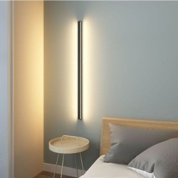 Wall Light Linear LED - OULU BLACK - 0.44m - 0.94m - 1.44m - 1.94m - IP54