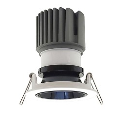 15W LED Downlight - Adjustable - WHITE - BLACK - CRI+92 - UGR13