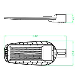 150W LED Streetlight MAXLIGHT - OSRAM CHIP