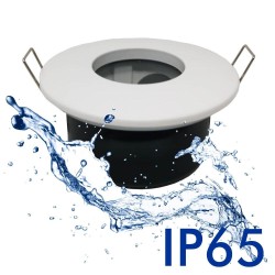 Aro Ronda para lámpada GU10  MR16 - IP65 - Ø80mm