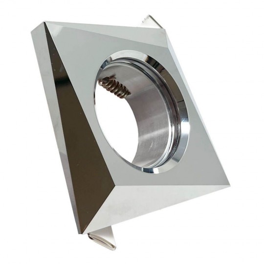 LED Frame Fixed Square GU10-MR16 - CHROME