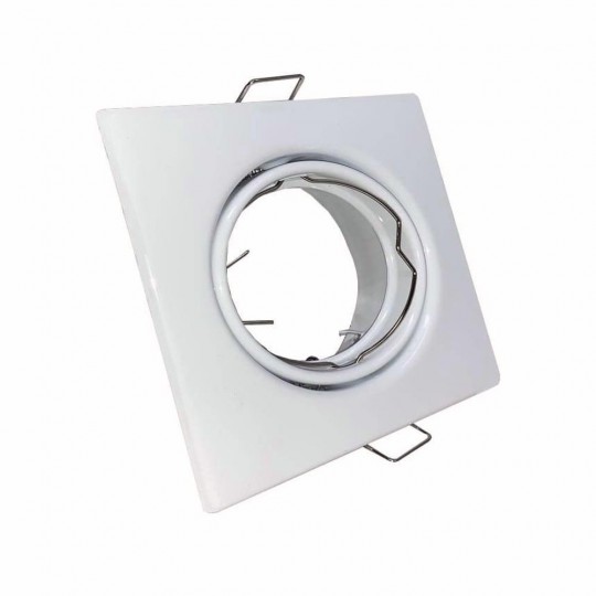 Anneau d&#039;encastrement réglable Carré pour LED GU10 MR16