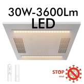 Panneau LED 60x60 avec système de filtre à air - Lampe germicide Philips UV-C