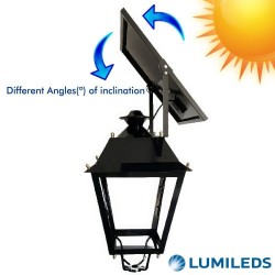 SOLAR LED Streetlight - Villa - 300W  Chip LUMILEDS - Steel