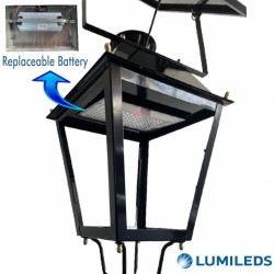 Farol  LED Villa SOLAR 300W Chip LUMILEDS - Aço