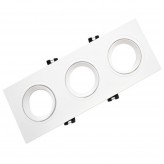 Housing Square Adjustable WHITE for GU10