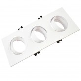 Housing Square Adjustable WHITE for GU10