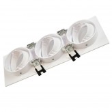 Housing Square Adjustable WHITE for GU10