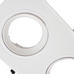 Housing Square Adjustable WHITE for GU10