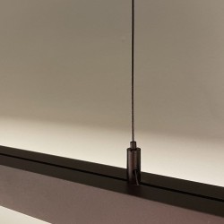 Lâmpada linear Pendente - MUNIQUE MINI PRETO - 0,5m - 1m - 1,5m - 2m - IP54