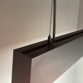 Lâmpada linear Pendente - MUNIQUE PRETO - 0,5m - 1m - 1,5m - 2m - IP20