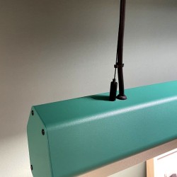 Linear Lamp Pendant LED - PACO patina green- 0.5m - 1m - 1.5m - 2m