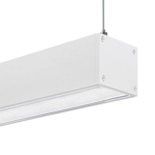 LED 72W Linear - 2 Meter - Weiß - Lichtleiste + POSTDAM Hängelampe - UGR17