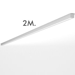 LED 72W Linear - 2 meters - Black - Strip Light + POSTDAM Pendant - UGR17