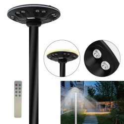 Solar LED Street Light - GARDEN - ABS - 4000K + Remote Control