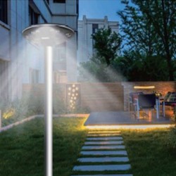 Solar LED Street Light - GARDEN - ABS - 4000K + Remote Control