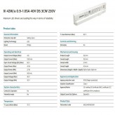 LED-Treiber - Philips XITANIUM - für dreiphasige Stromschiene XI 36W-42W/a0.9-1.05A 40V DS 3CW 240V - 5 Jahre Garantie