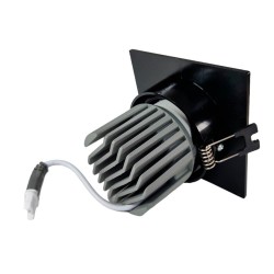 Downlight LED 15W - Ajustável -  PRETO - CRI+92 - UGR13