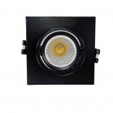 Downlight LED 15W - Ajustável -  PRETO - CRI+92 - UGR13