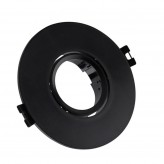 Aro CIRCULAR - NEGRO - orientable para GU10