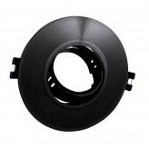 Circular Ring - Black - Adjustable for GU10