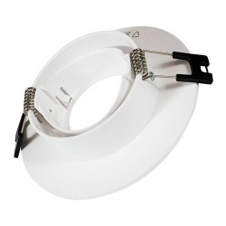 Aro CIRCULAR - BLANCO - orientable para GU10