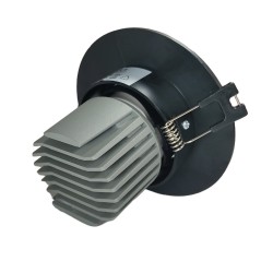 15W LED Downlight - Adjustable - BLACK - CRI+92 - UGR13