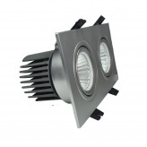 Downlight LED 30W - Direccionable  - BLANCO Doble - CRI+92 - UGR13