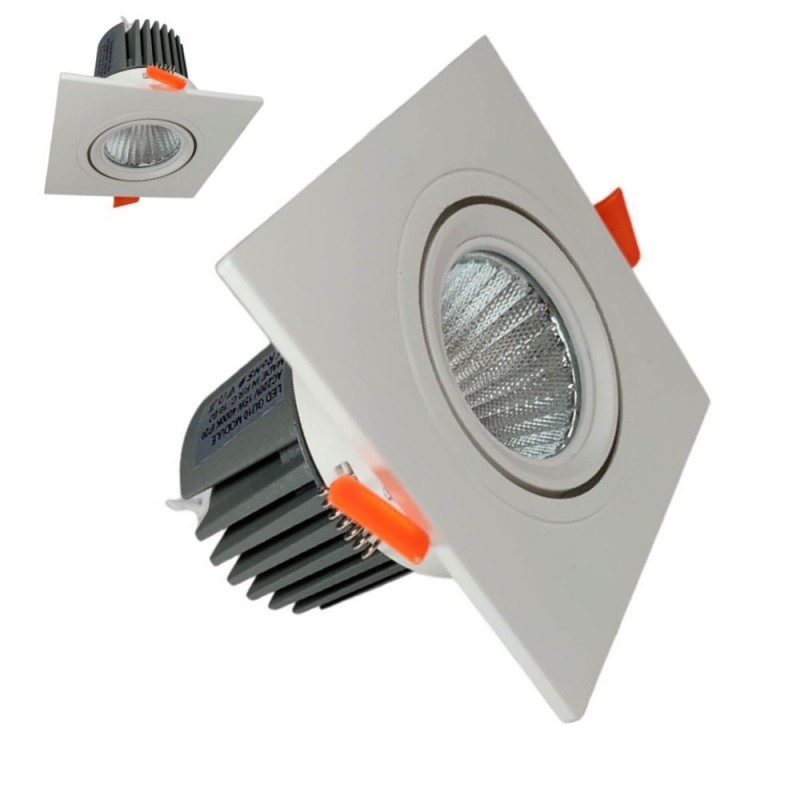 15W LED Downlight - Adjustable - WHITE - CRI+92 - UGR13