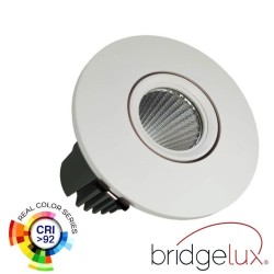 15W LED Downlight - Adjustable - WHITE - CRI+92 - UGR13