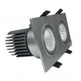 Downlight LED 30W - Ajustável - BRANCO Dobro - CRI+92 - UGR13