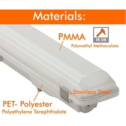 Integrated-LED Tri-Proof Light - PIR MOTION SENSOR - 35W-30W-25W-20W -  OSRAM Driver - 120cm