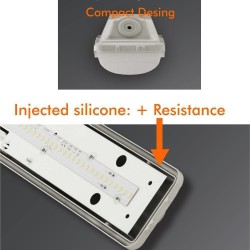 Integrated-LED Tri-Proof Light- PIR MOTION SENSOR -  44W-38W-32W-25W -  OSRAM Driver - 150cm