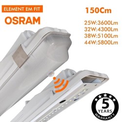 Integrated-LED Tri-Proof Light- PIR MOTION SENSOR -  44W-38W-32W-25W -  OSRAM Driver - 150cm