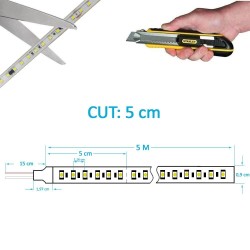 Indoor Flexible LED Strip 14.4W * 5m  12V 04189