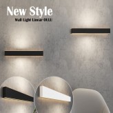 Wall Light Linear LED - OULU WHITE - 0.44m - 0.94m - 1.44m - 1.94m - IP54