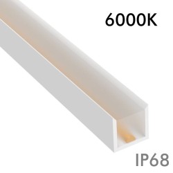 Aluminum  profile FLEXIBLE  U - 2 meters