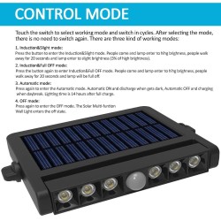 Adjustable Solar LED Spotlight - 5W - Motion sensor - 4000K