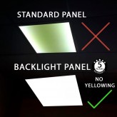 LED Panel 60x30 cm LED 44W weißer Rahmen - CCT