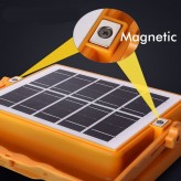 Portable Solar LED Floodlight - 200W Chip - Power Bank + Rechargeable USB