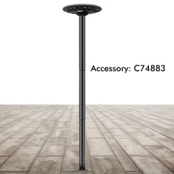 Solar LED Street Light - GARDEN - ABS - 4000K + Remote Control