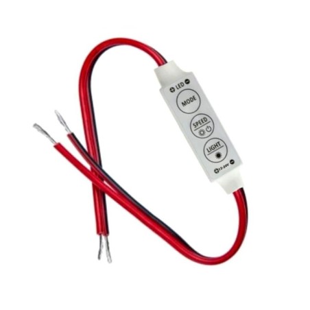 Mini Controlador Dimmer Tira Led Monocolor 12V/24V  DC