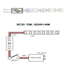 Comprar Controladora 144w  12V/24V DC