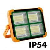 Portable Solar LED Floodlight - 200W Chip - Power Bank + Rechargeable USB