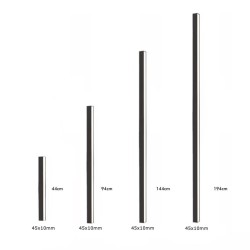 Wall Light Linear LED- WASHINGTON BLACK - 0.5m - 1m - 1.5m - 2m - IP54