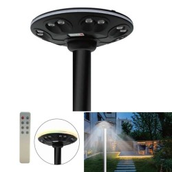 Solar LED Street Light - GARDEN - ABS - 4000K + Remote Control